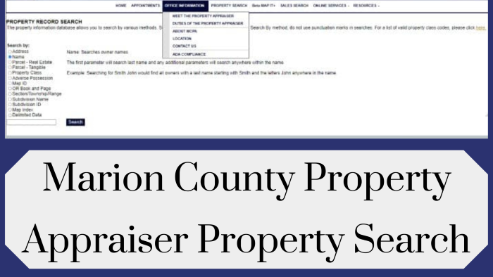 Marion-County-Property-Appraiser-Property-Search